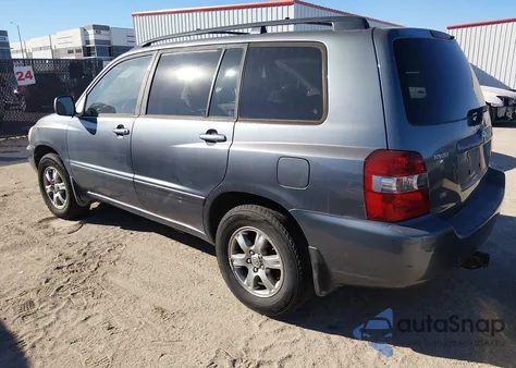 2005 Toyota Highlander V6 z USA, uszkodzony, nr VIN JTEGP21AX50077040